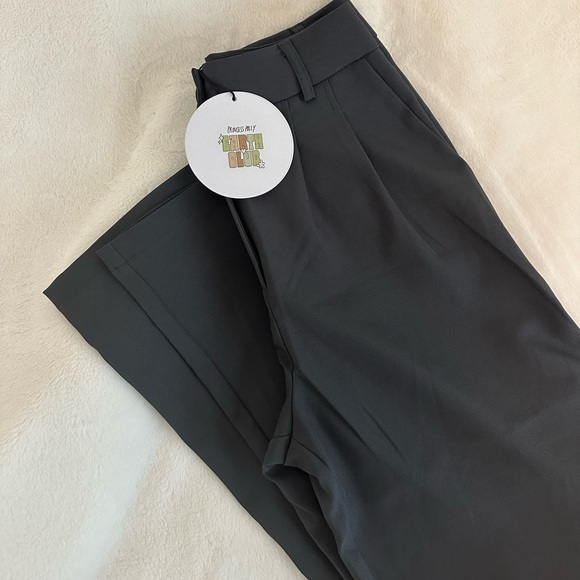 Princess Polly Archer Pants Slate (Tall) - Picture 2 of 4